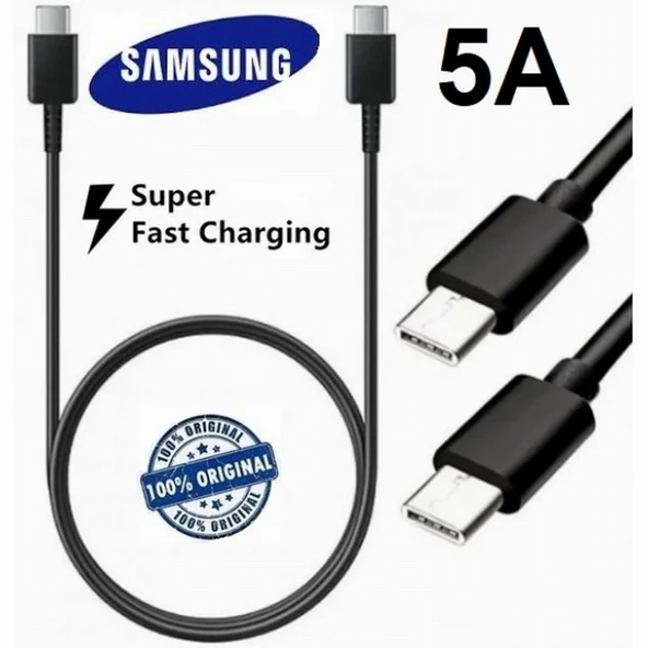 Day Samsung Galaxy S24 25W ve 45W Ep-dn975 5a Type c To Type c Hızlı Şarj ve Data Kablosu ürün görseli 1