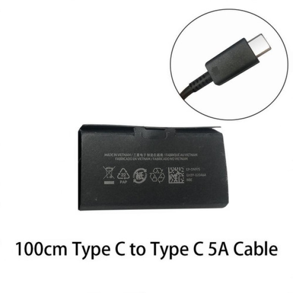 Day Samsung Galaxy Note 10 25W ve 45W Ep-dn975 5a Type c To Type c Hızlı Şarj ve Data Kablosu - 9