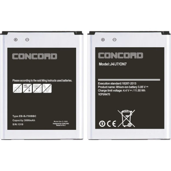 Concord Sam. J4 / J7 / ON7 Batarya C1006