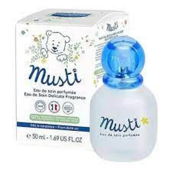 Mustela Musti Eau de Soin 50 ml - Alkolsüz Bebek Kokusu