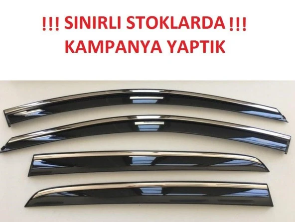 Niken Ford Uyumlu Focus 2019 Sonrası Araza Özel Kromlu Cam Rüzgarlığı - 1