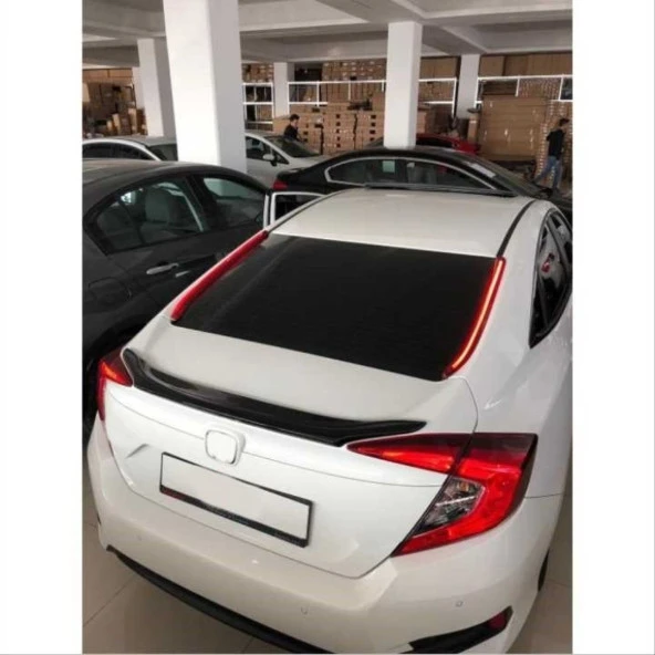 Honda Civic Uyumlu Fc5 2016-2020 Arka Cam Yan LED Kırmızı - 2
