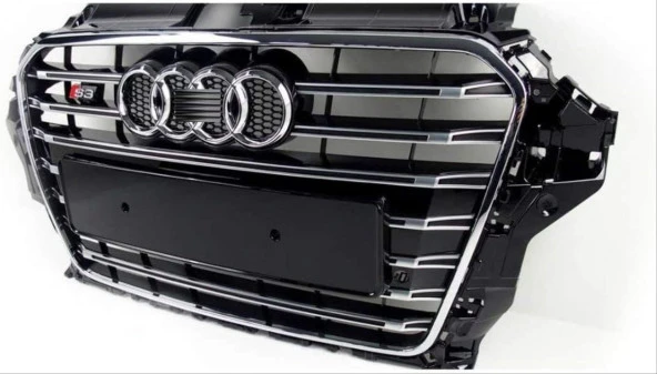 Audi A3 Uyumlu 2013-2016 Panjur S3 Siyah - 1