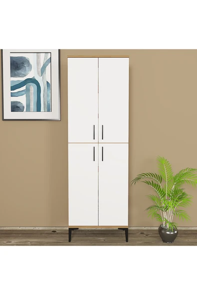 Kalender Dekor Rose-4 Portmanto Vestiyer Ayakkabılık - Resim 2