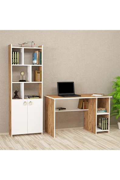 Kalender Dekor Avel Mayra 120 Cm Çalışma Masası Takımı Avem02 ürün görseli