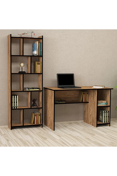 Kalender Dekor Avel Snow 120 cm Çalışma Masası Takımı Aves04 ürün görseli