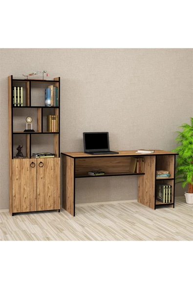 Kalender Dekor Avel Mayra 145 Cm Çalışma Masası Takımı Avlm04 ürün görseli