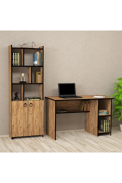 Kalender Dekor Avel Mayra 120 Cm Çalışma Masası Takımı Avem04 ürün görseli