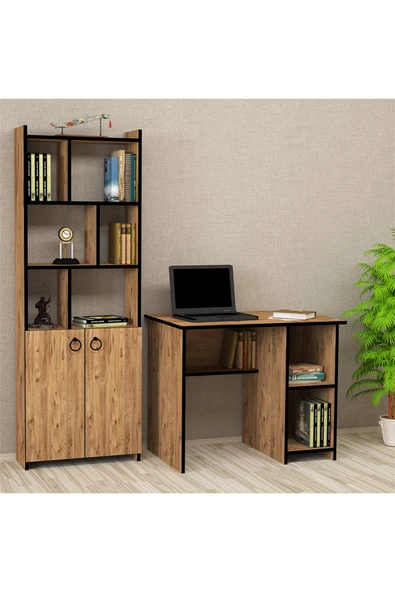 Kalender Dekor Avel Mayra 90 Cm Çalışma Masası Takımı Avm04 ürün görseli