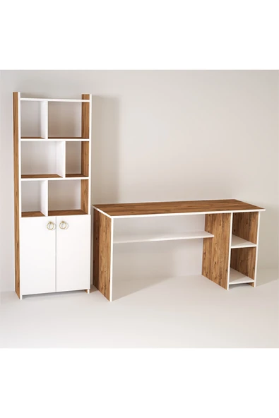 Kalender Dekor Avel Mayra 145 Cm Çalışma Masası Takımı Avlm02 - Resim 2