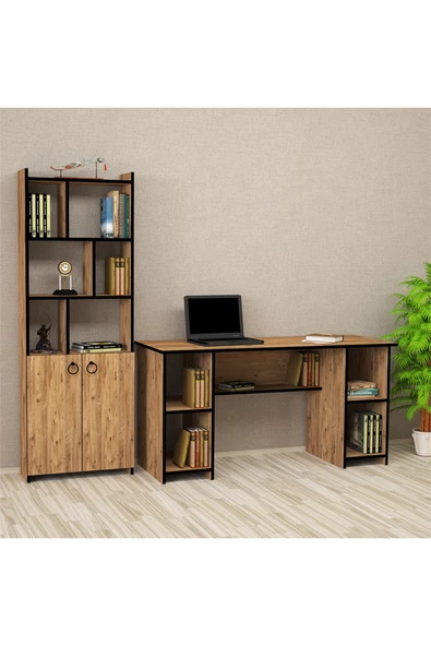 Kalender Dekor Avel-twins Mayra 145 Cm Çalışma Masası Takımı Avtm04 ürün görseli