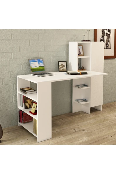 Kalender Dekor Ayame Dolaplı Bilgisayar Masası Çalışma Masası Aym01 ürün görseli