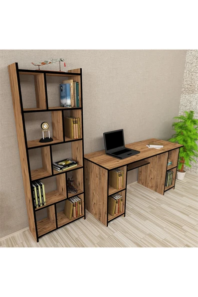 Kalender Dekor Avel-twins Snow 145 cm Çalışma Masası Takımı Avts04 - Resim 2