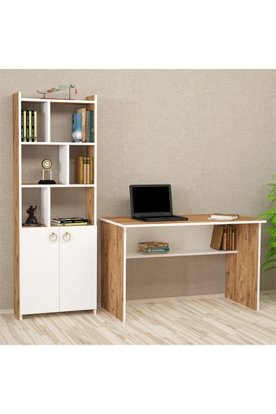 Kalender Dekor Ellen Mayra 120 Cm Çalışma Masası Takımı El02 ürün görseli