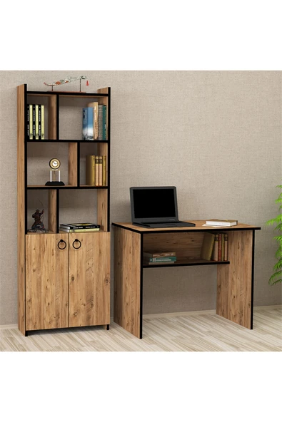 Kalender Dekor Ellen Mayra 90 Cm Çalışma Masası Takımı El04 ürün görseli