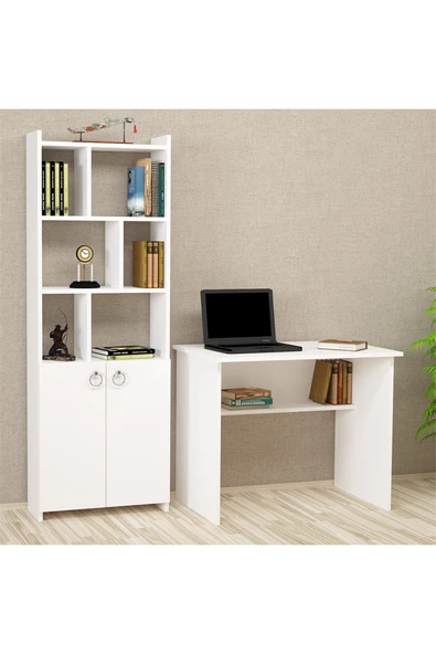 Kalender Dekor Ellen Snow 90 Cm Çalışma Masası Takımı El01 ürün görseli