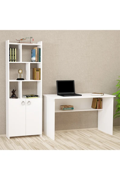 Kalender Dekor Ellen Mayra 120 Cm Çalışma Masası Takımı El01 ürün görseli