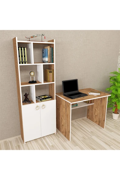 Kalender Dekor Ellen Mayra 90 Cm Çalışma Masası Takımı El02 ürün görseli