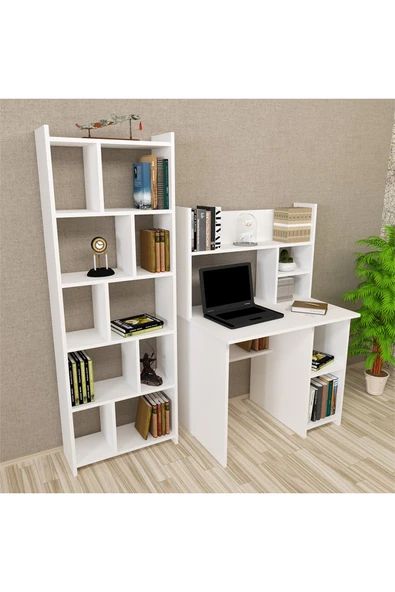 Kalender Dekor Jimmy Snow 90 Cm Çalışma Masası Takımı Jms01 - Resim 2