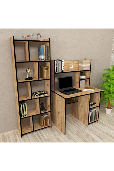 Kalender Dekor Jimmy Snow 90 Cm Çalışma Masası Takımı Jms04 - Resim 2