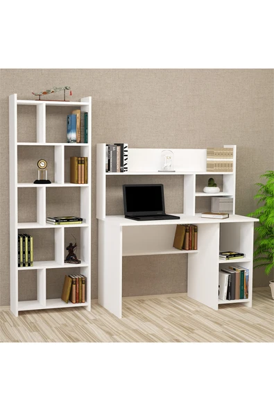 Kalender Dekor Jimmy Snow 120 Cm Çalışma Masası Takımı Jms01 ürün görseli