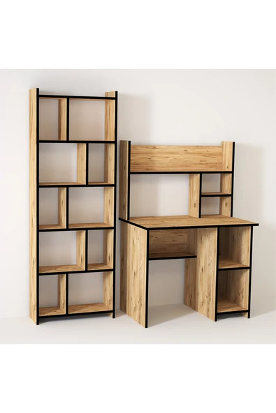 Kalender Dekor Jimmy Snow 90 Cm Çalışma Masası Takımı Jms04 - Resim 3