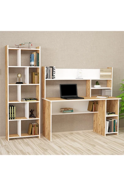 Kalender Dekor Jimmy-twins Snow 145 Cm Çalışma Masası Takımı Jms02 ürün görseli