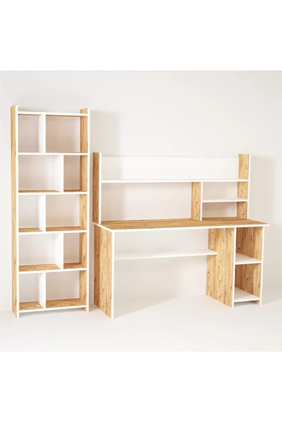 Kalender Dekor Jimmy-twins Snow 145 Cm Çalışma Masası Takımı Jms02 - Resim 3