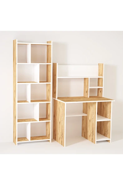 Kalender Dekor Jimmy Snow 90 Cm Çalışma Masası Takımı Jms02 - Resim 3