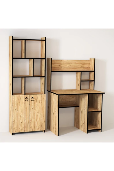 Kalender Dekor Jimmy Mayra 90 Cm Çalışma Masası Takımı Jmm04 - Resim 3