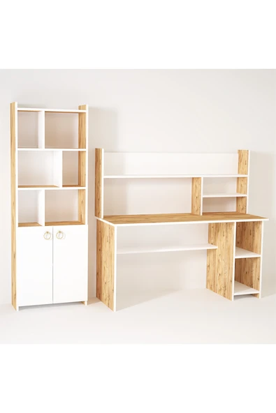 Kalender Dekor Jimmy Mayra 145 Cm Çalışma Masası Takımı Jmm02 - Resim 3