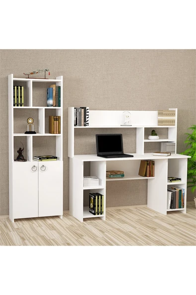 Kalender Dekor Jimmy-twins Mayra 145 Cm Çalışma Masası Takımı Jmm01 ürün görseli