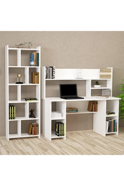 Kalender Dekor Jimmy Snow 145 Cm Çalışma Masası Takımı Jms01 ürün görseli