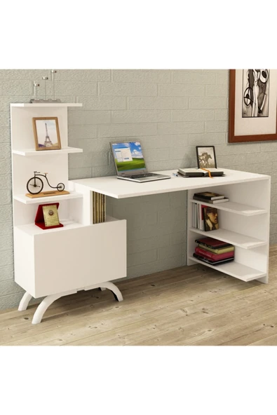 Kalender Dekor Olivia Dolaplı Bilgisyar Masası Çalışma Masası Ol01 ürün görseli