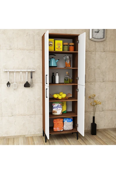 Kalender Dekor Rose-4 Çok Amaçlı Mutfak Dolabı - Resim 4