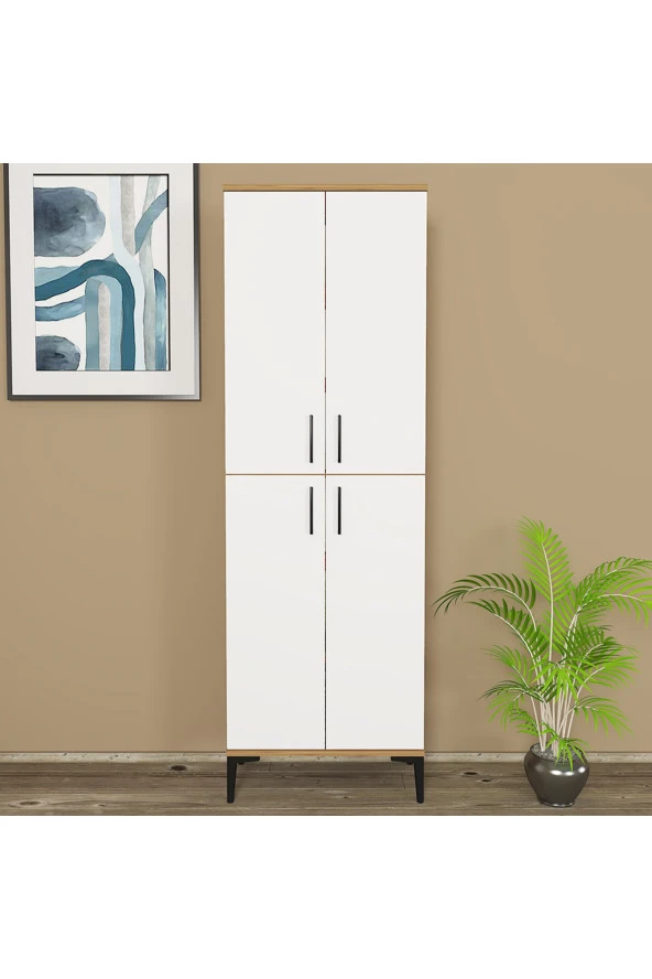 Kalender Dekor Rose-4 Çok Amaçlı Mutfak Dolabı - 2