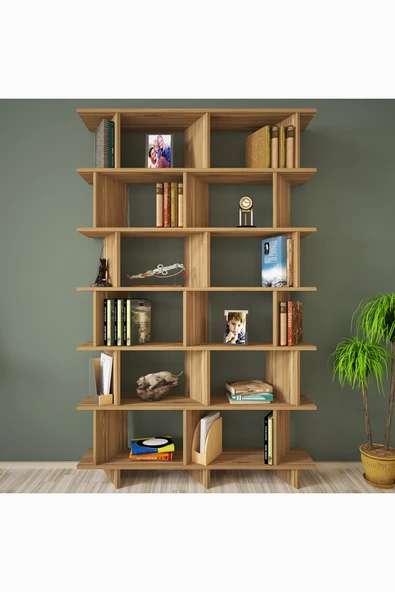 Kalender Dekor Azure-120 Raflı Kitaplık - Resim 2