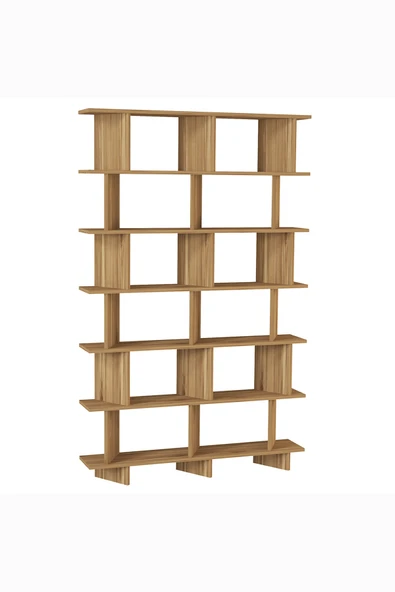 Kalender Dekor Azure-120 Raflı Kitaplık - Resim 4