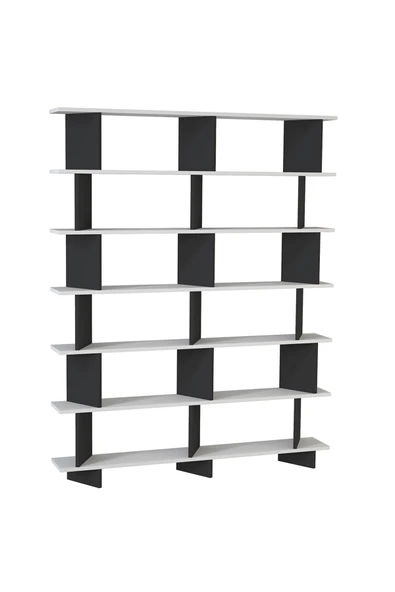 Kalender Dekor Azure-150 Raflı Kitaplık - Resim 4