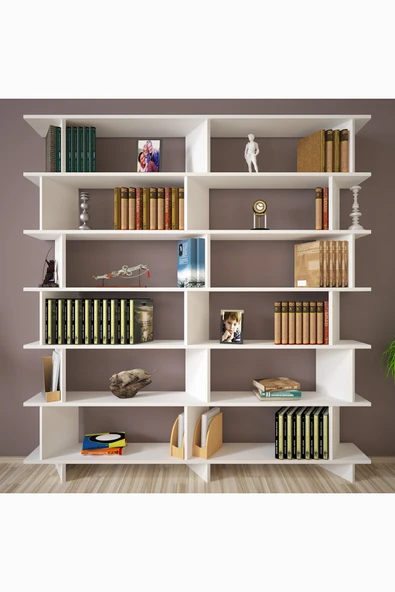 Kalender Dekor Azure-180 Raflı Kitaplık - Resim 2