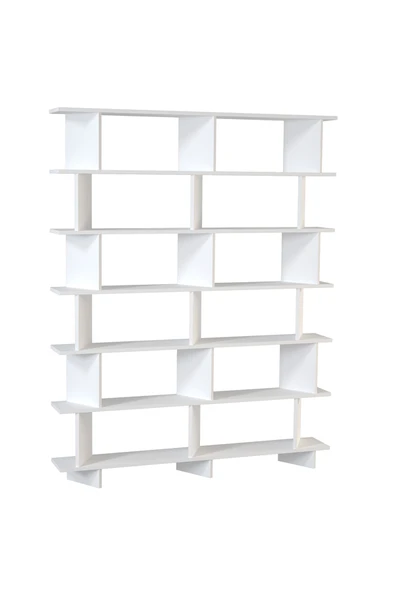 Kalender Dekor Azure-150 Raflı Kitaplık - Resim 4