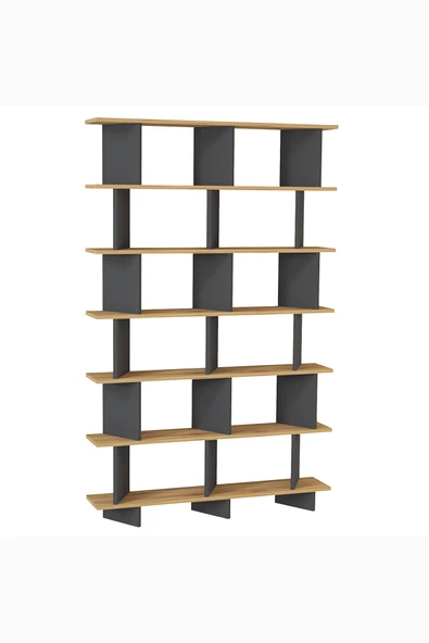 Kalender Dekor Azure-120 Raflı Kitaplık - Resim 4