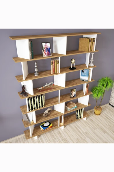 Kalender Dekor Azure-150 Raflı Kitaplık - Resim 3