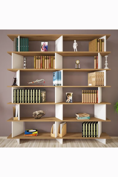 Kalender Dekor Azure-180 Raflı Kitaplık - Resim 2