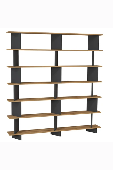 Kalender Dekor Azure-180 Raflı Kitaplık - Resim 4