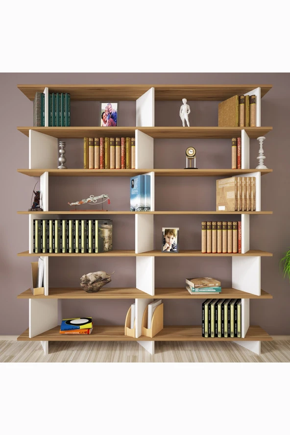 Kalender Dekor Azure-180 Raflı Kitaplık - 2