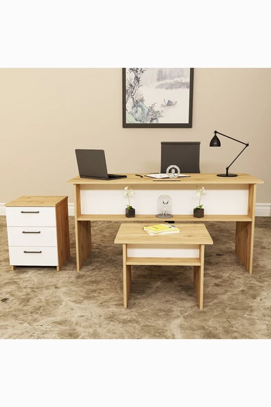 Kalender Dekor Merkür-1-2-3 Ofis Büro Masası Takımı - Resim 2