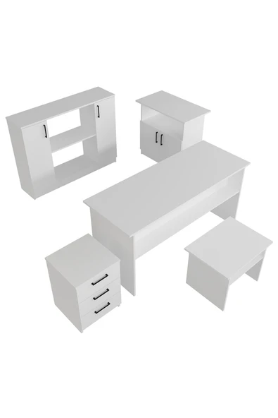 Kalender Dekor Merkür-1-2-3-4-5 Ofis Büro Masası Takımı - Resim 6