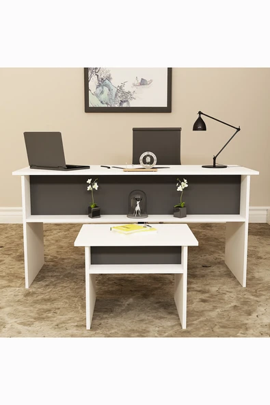 Kalender Dekor Merkür-1-2 Ofis Büro Masası Takımı - Resim 2