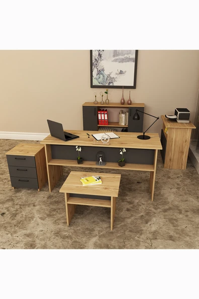 Kalender Dekor Merkür-1-2-3-4-5 Ofis Büro Masası Takımı - Resim 2